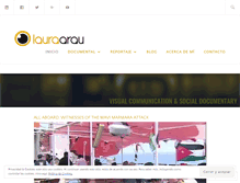 Tablet Screenshot of laura-arau.com